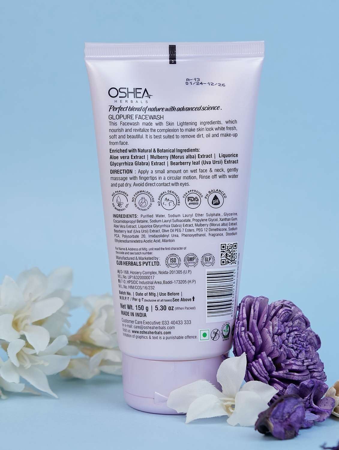 oshea herbals mulberry extract face wash  - 21668229 -  Standard Image - 1