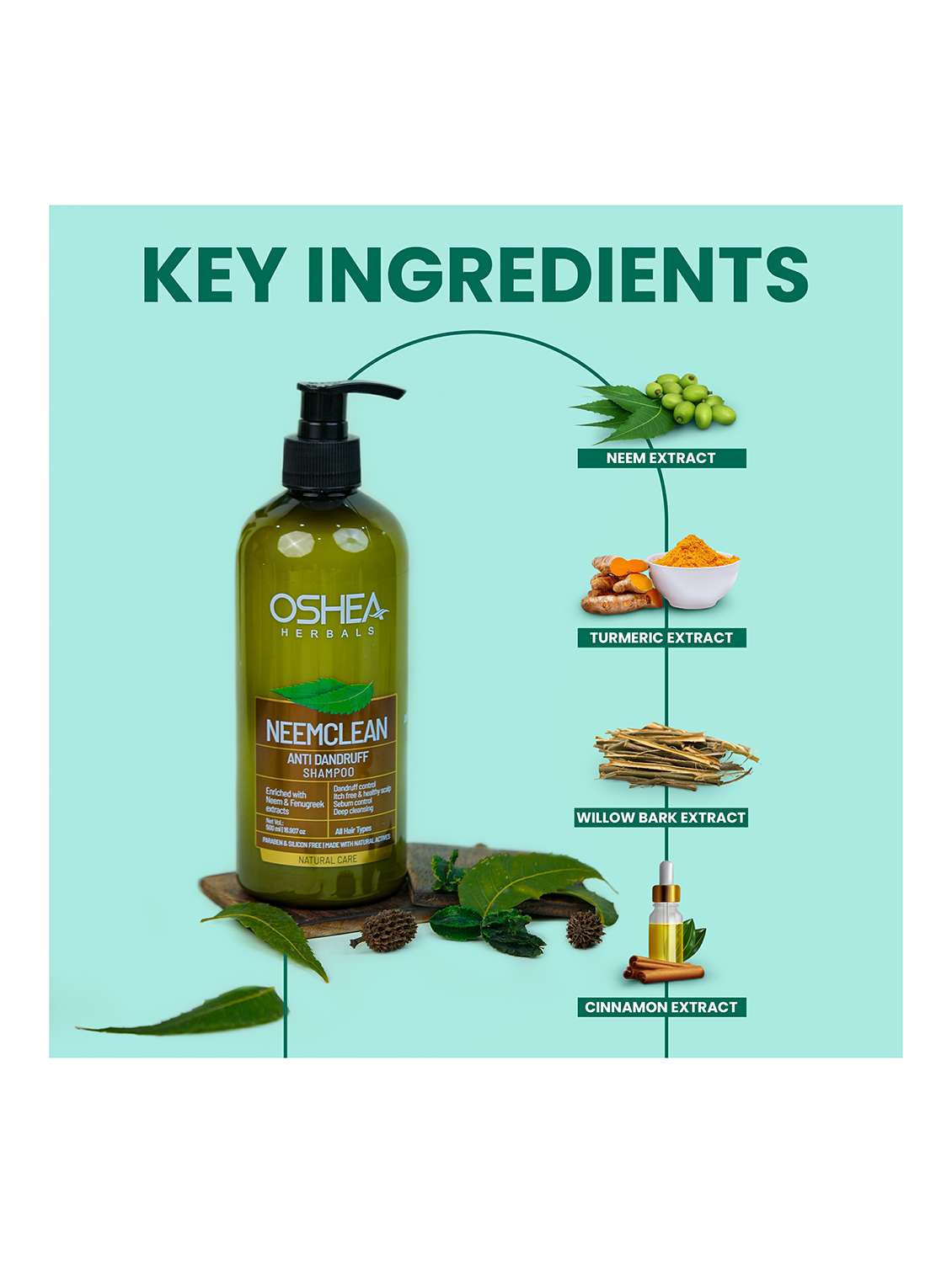 oshea herbals anti-dandruff shampoo - 21668286 - Standard Image - 4
