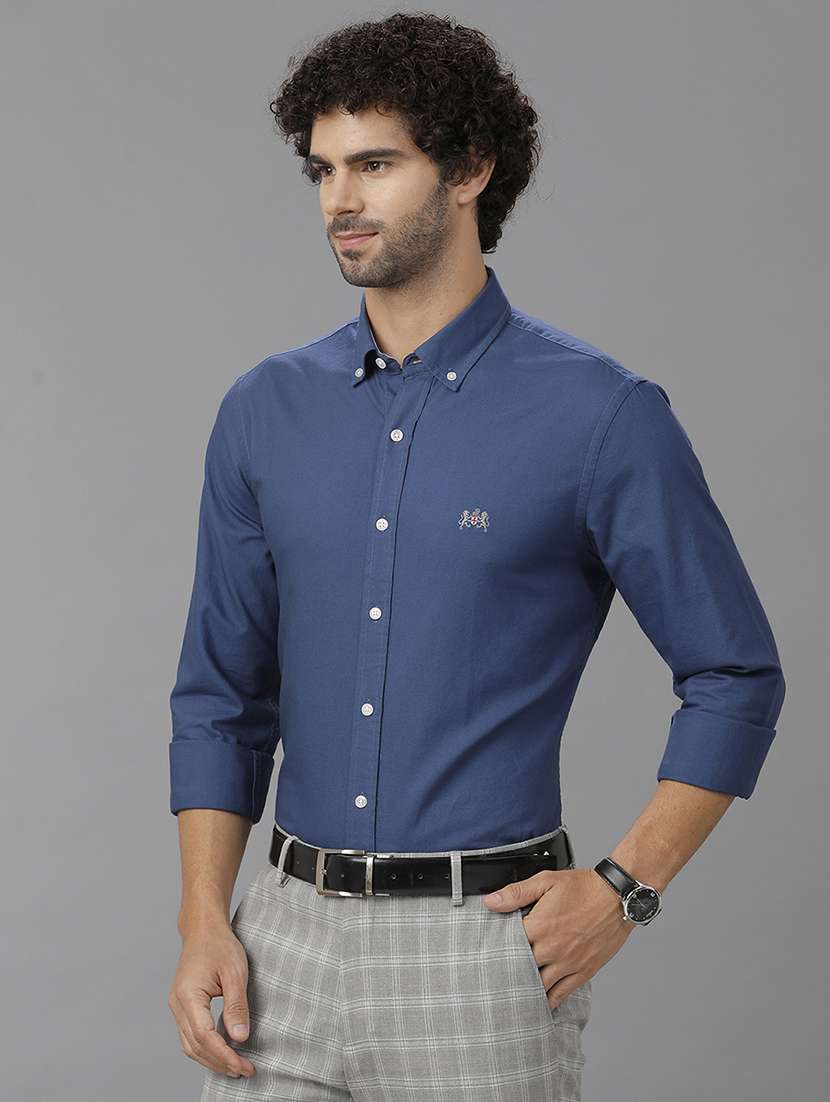 men long sleeve solid formal shirt - 21668588 -  Standard Image - 1