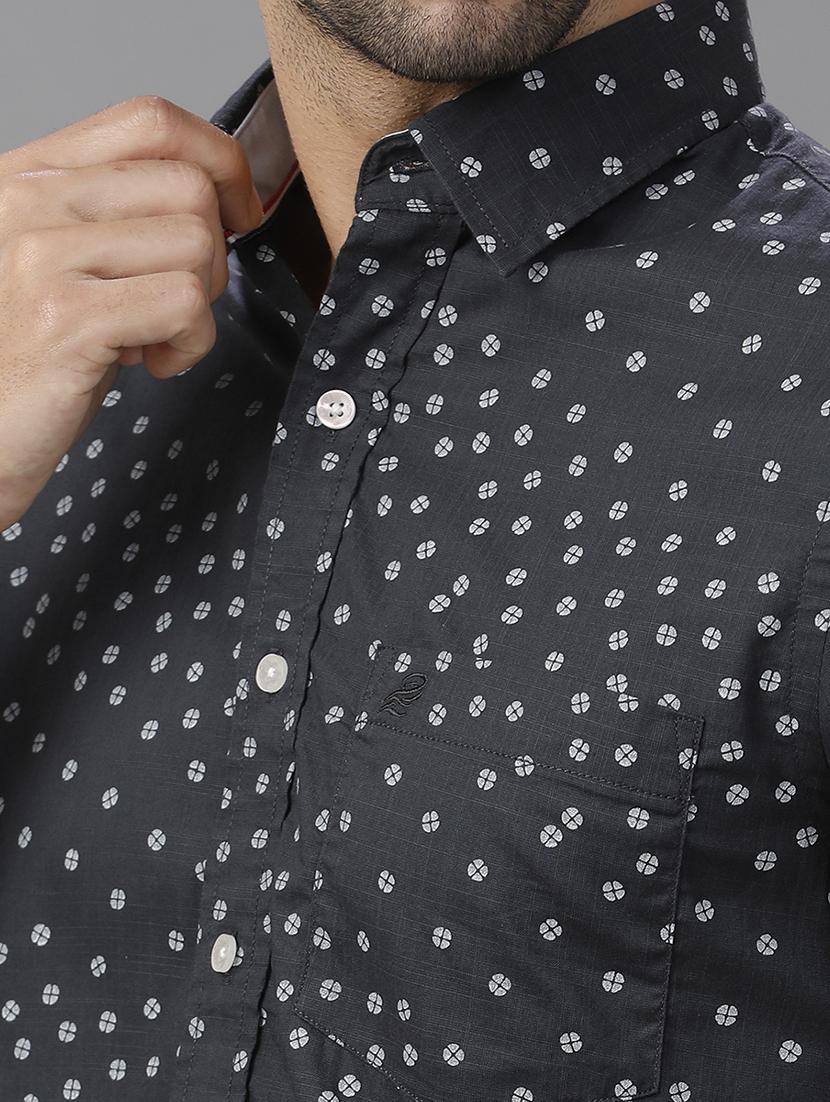 men printed long sleeve casual shirt - 21668623 - Standard Image - 4