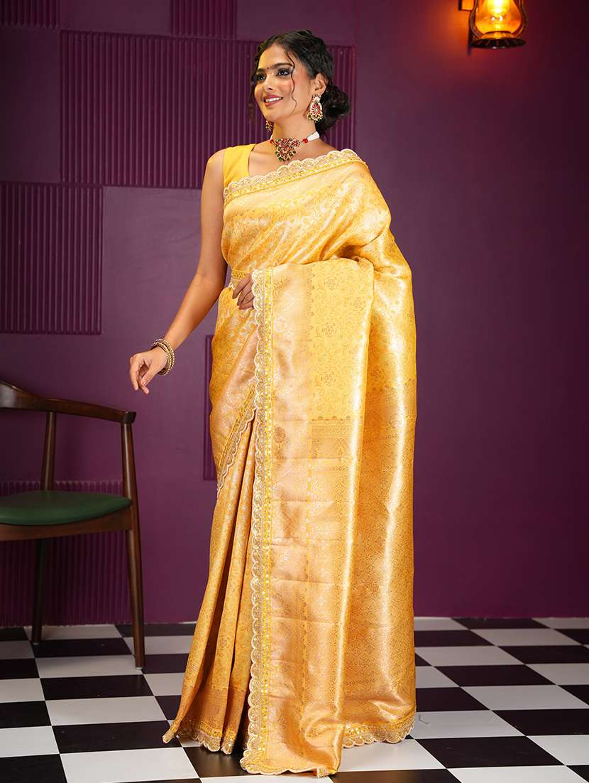 women self design banarasi saree with blouse - 21668672 -  Standard Image - 1