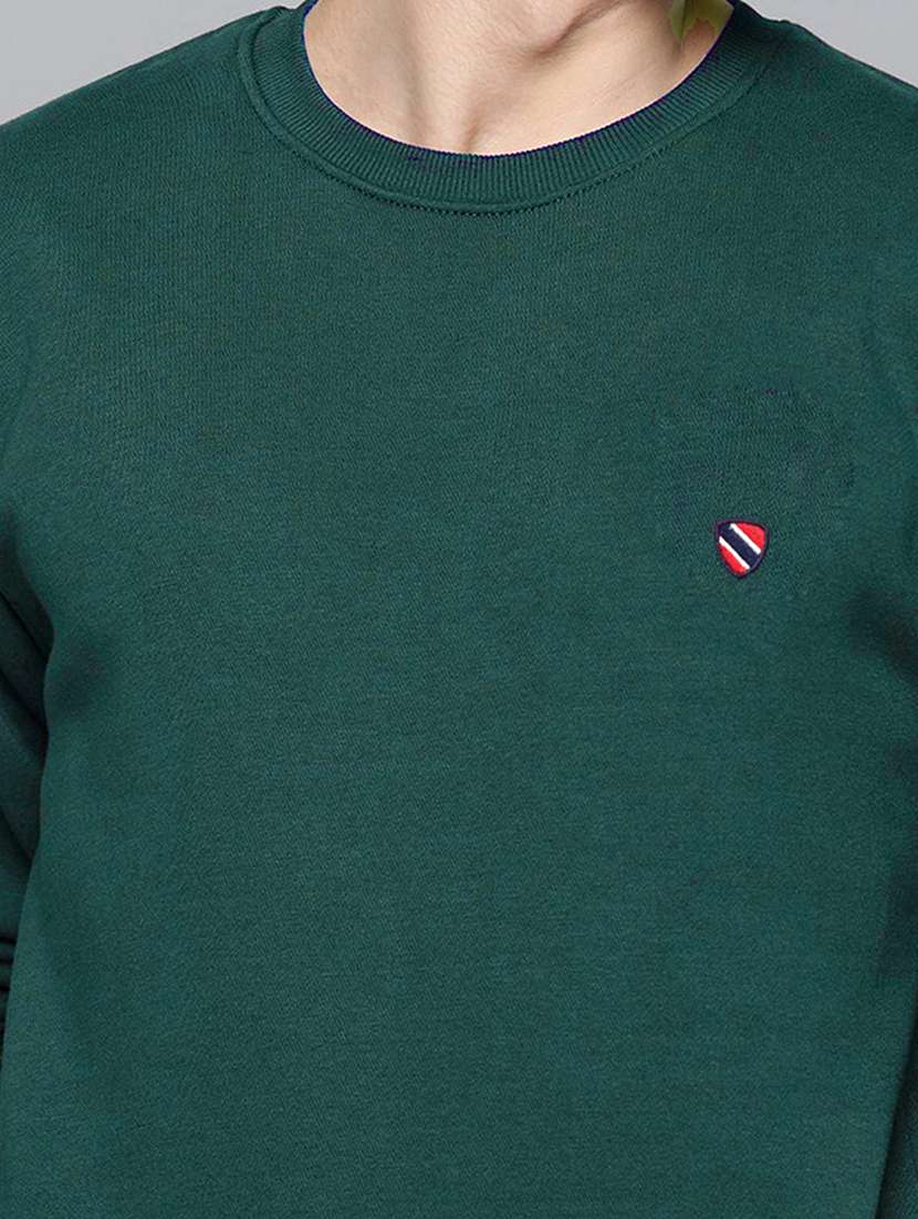 men long sleeve plain sweatshirt - 21668677 -  Standard Image - 4