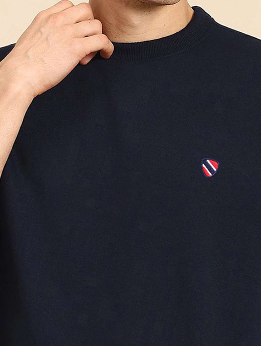 men long sleeve plain sweatshirt - 21668679 - Standard Image - 4