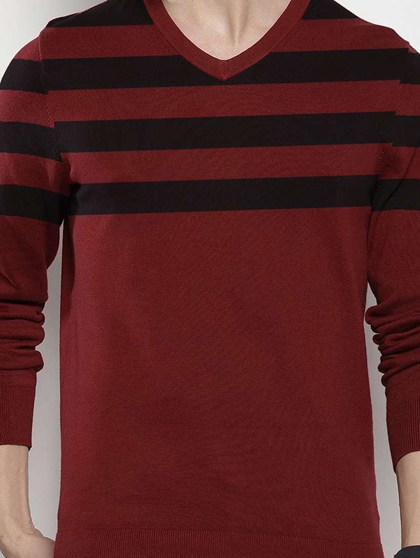 men long sleeve striped pullover - 21669023 -  Standard Image - 4