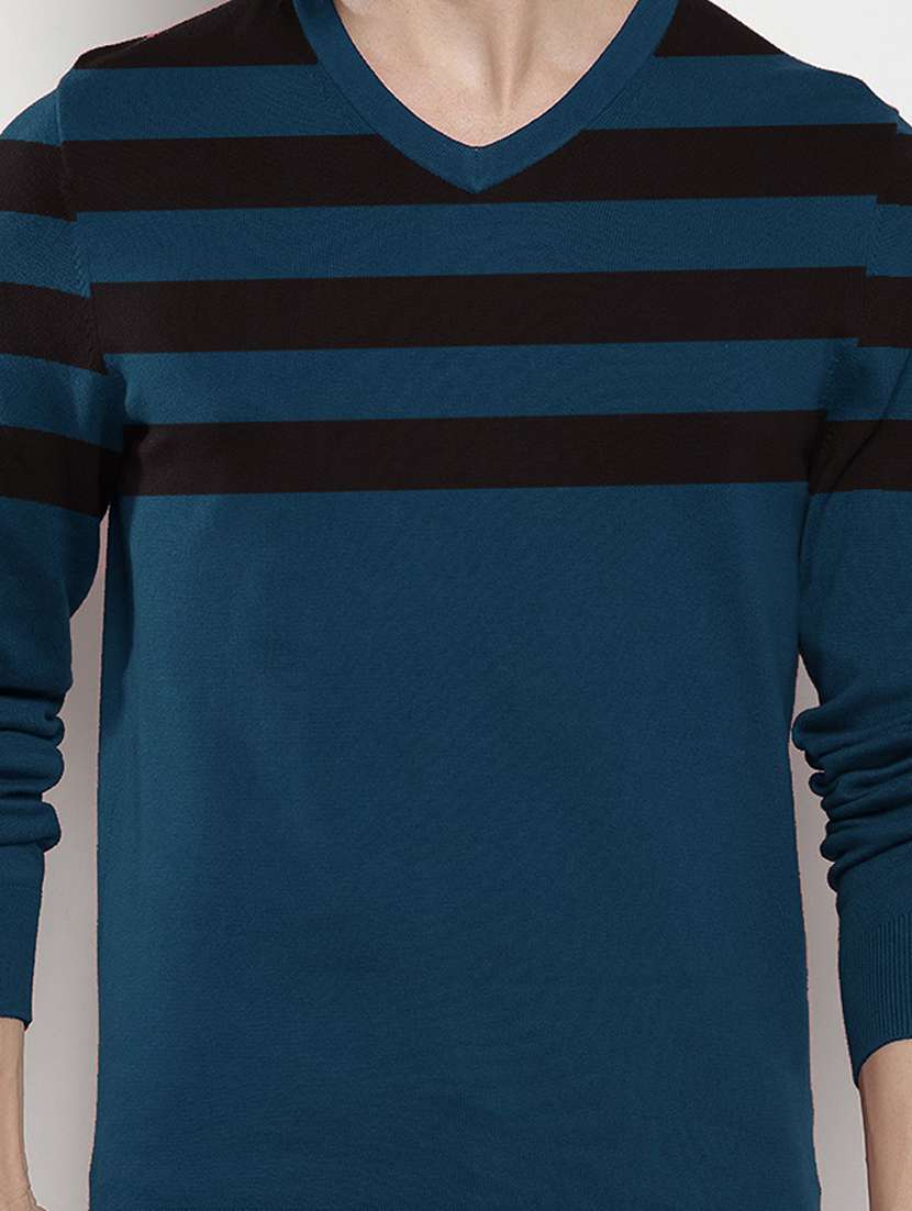 men long sleeve striped pullover - 21669024 -  Standard Image - 4