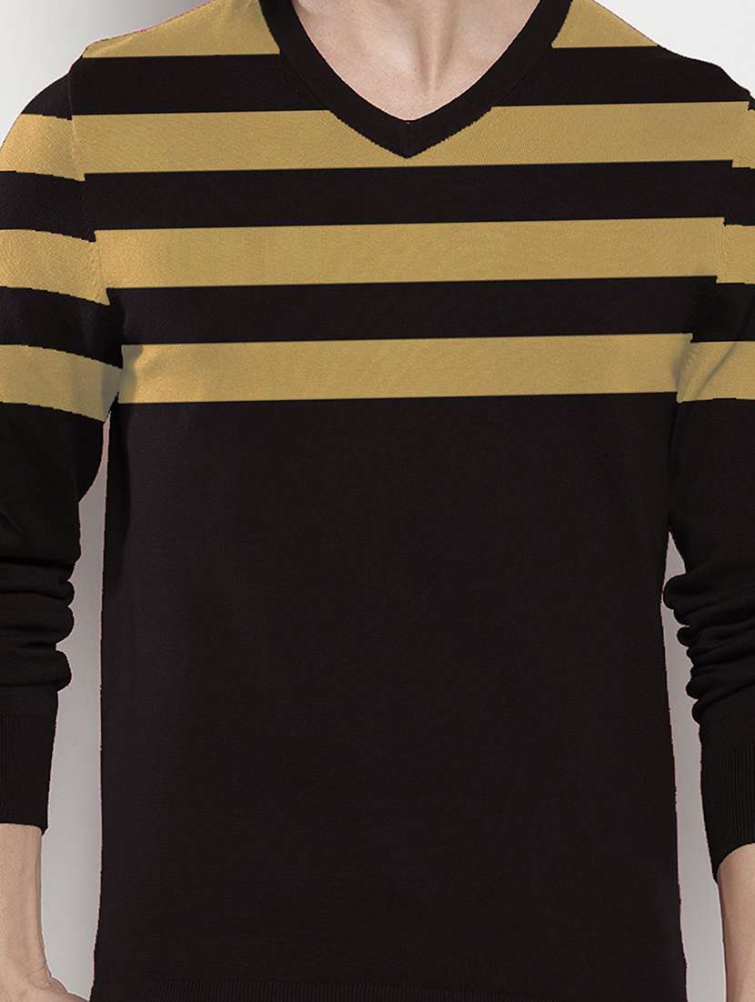 men long sleeve striped pullover - 21669025 -  Standard Image - 4