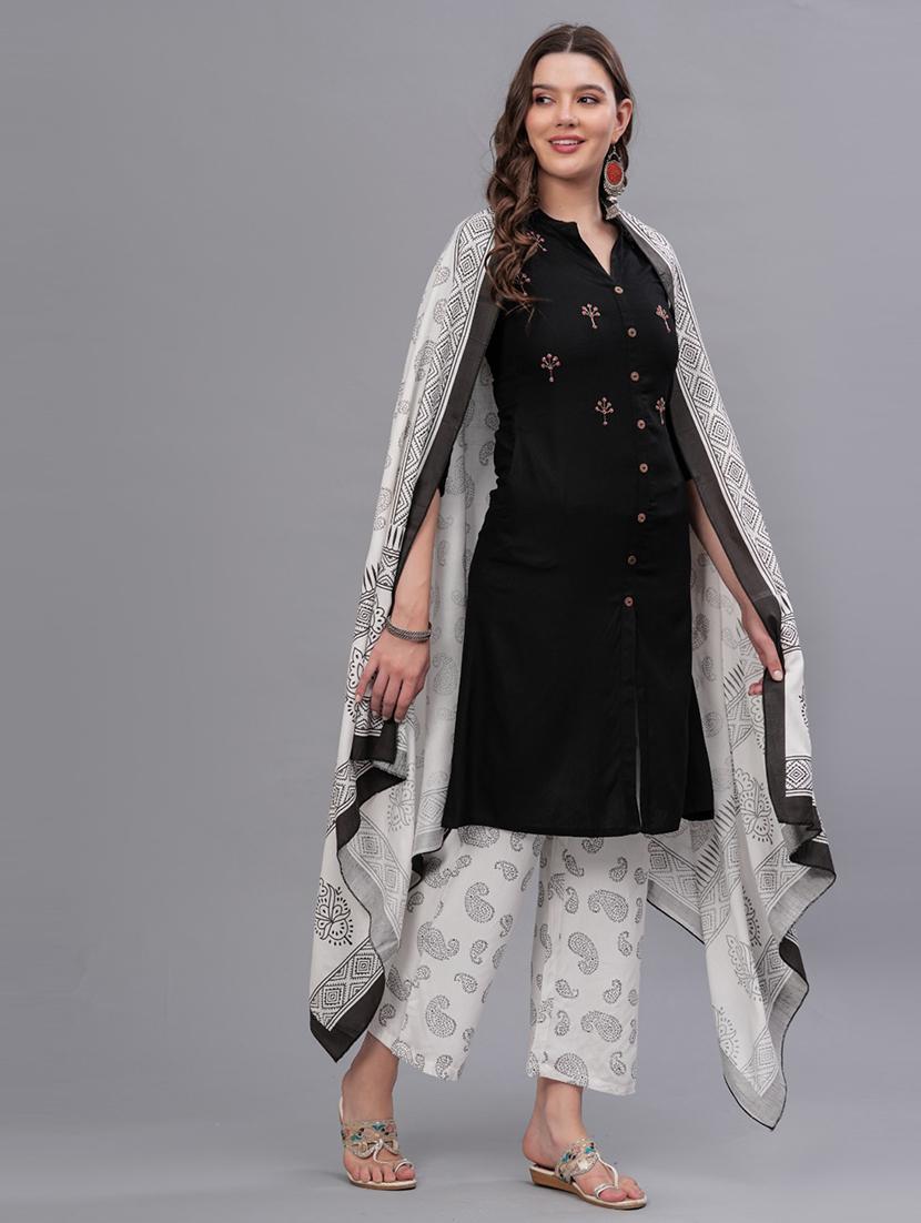 women embellished kurta pant set with dupatta - 21669547 - Standard Image - 1