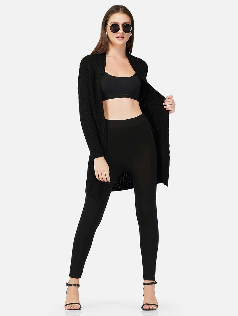 women self designed long sleeve shrug - 21669603 -  Standard Image - 4