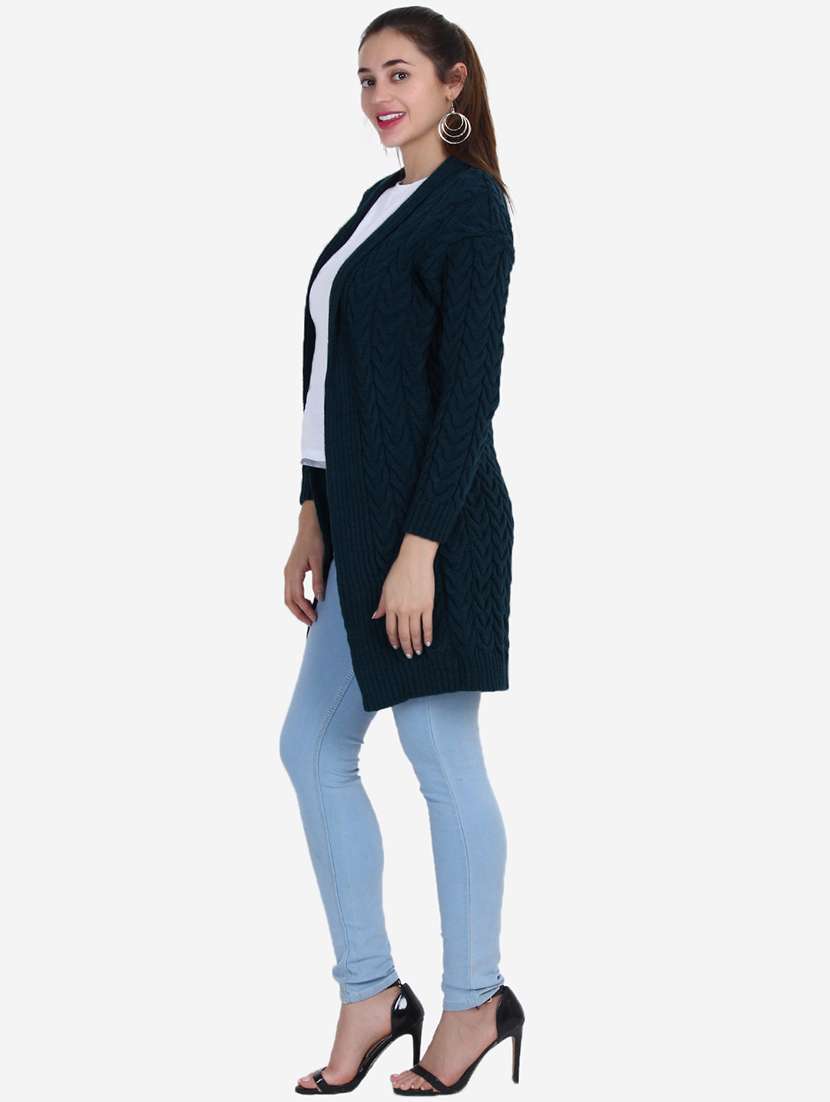 women self designed winter wear shrug - 21669605 -  Standard Image - 1