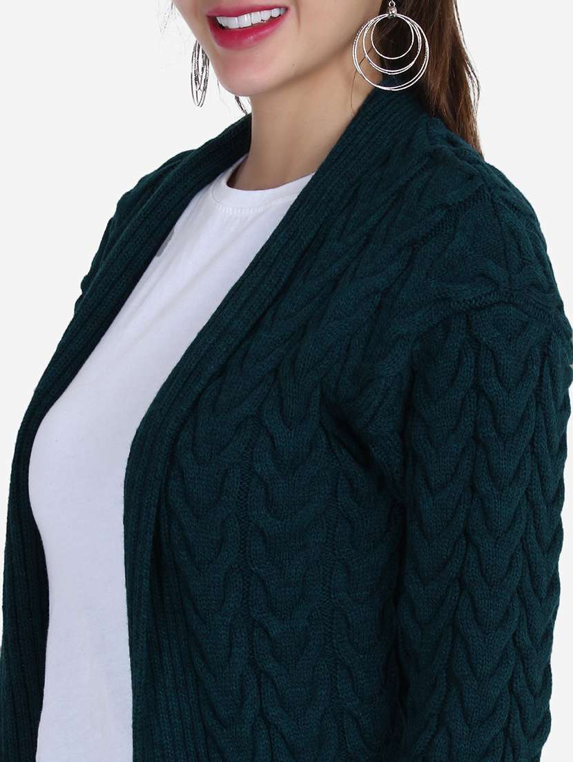 women self designed winter wear shrug - 21669605 -  Standard Image - 4