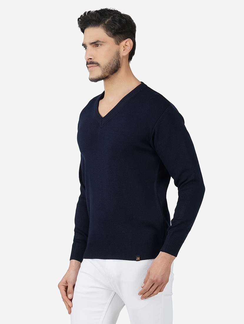 men long sleeves solid pullover - 21669617 -  Standard Image - 1