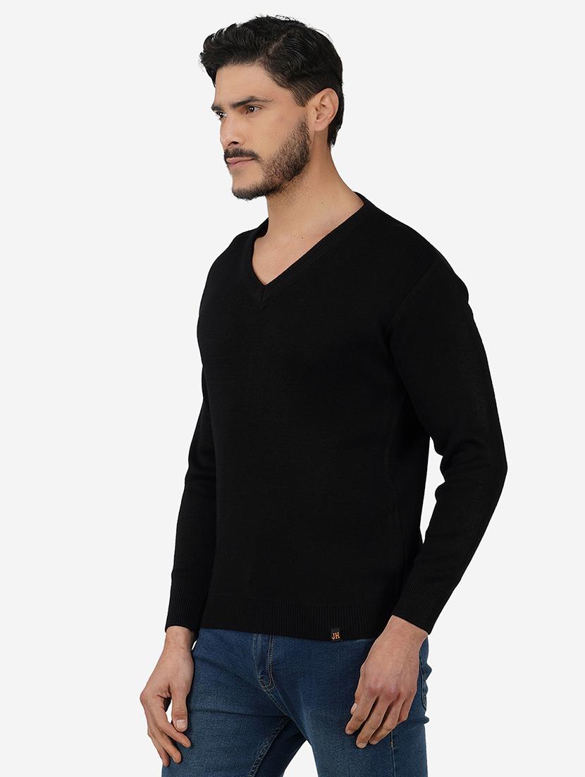 men long sleeves solid pullover - 21669618 - Standard Image - 1
