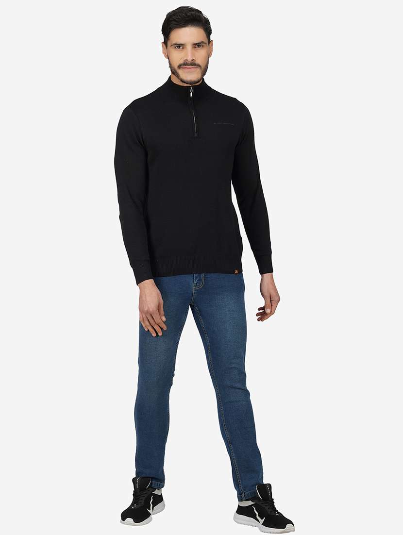 men long sleeves solid pullover - 21669620 -  Standard Image - 4