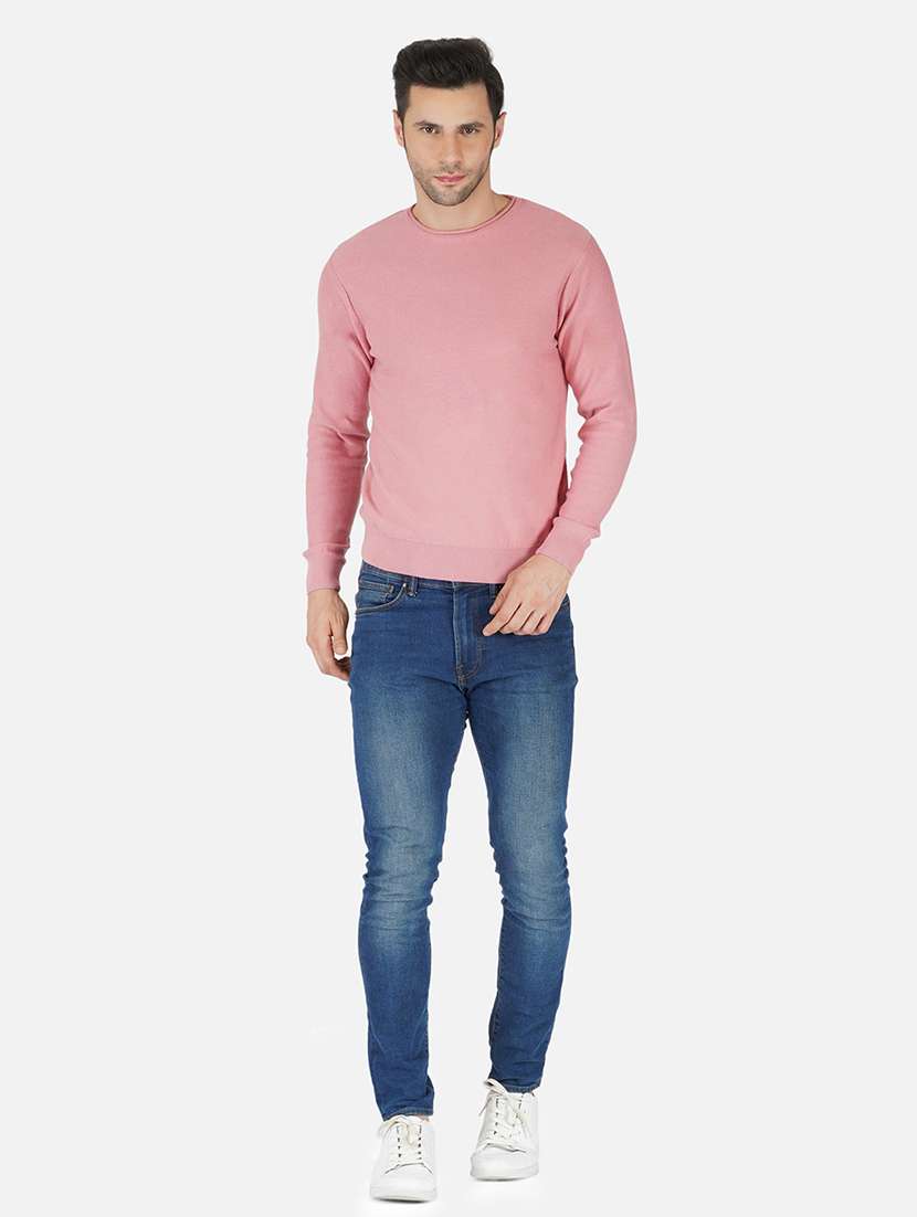 men long sleeves solid pullover - 21669645 -  Standard Image - 4