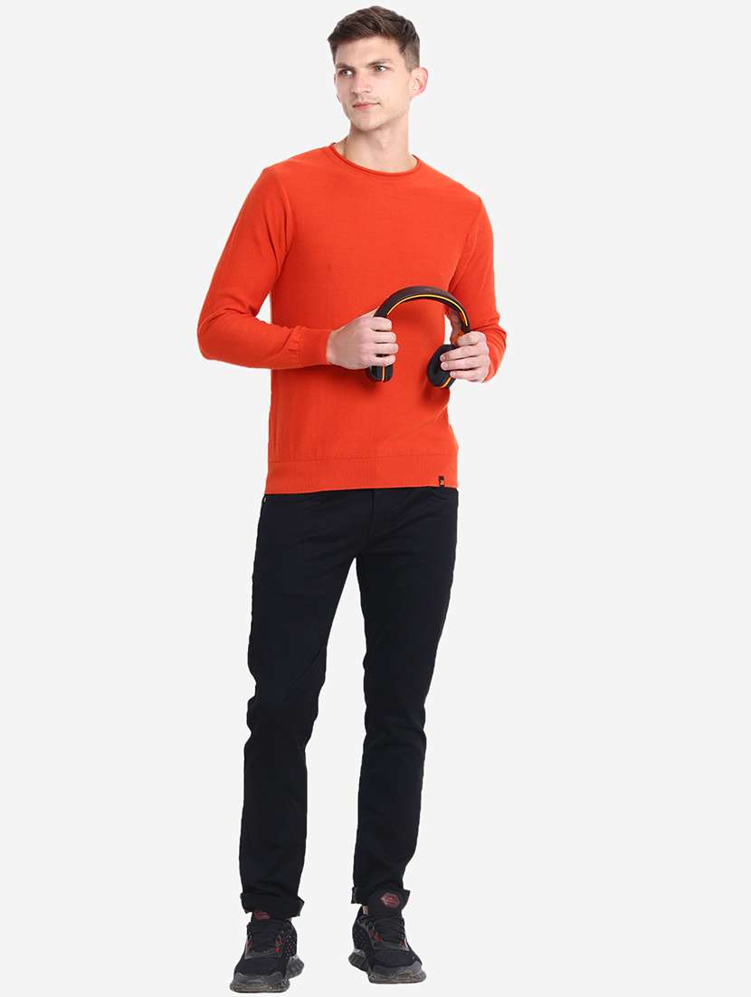 men long sleeves solid pullover - 21669646 -  Standard Image - 4