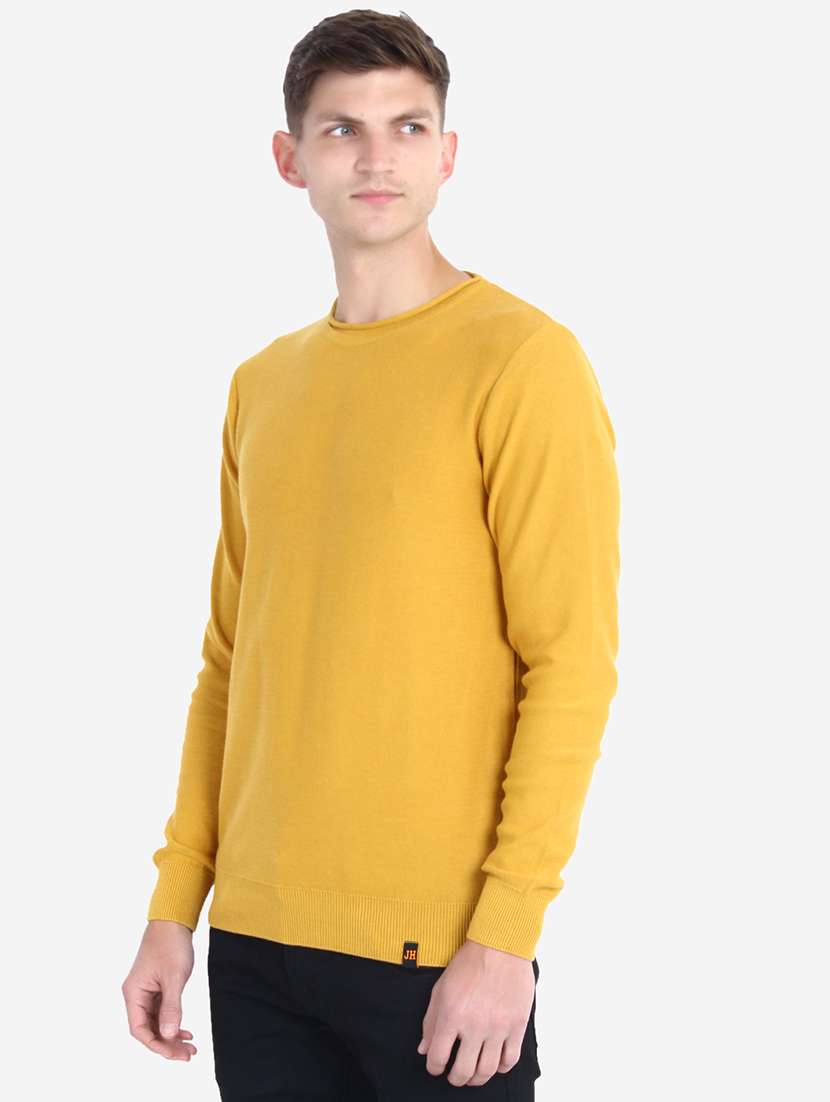 men long sleeves solid pullover - 21669649 -  Standard Image - 1