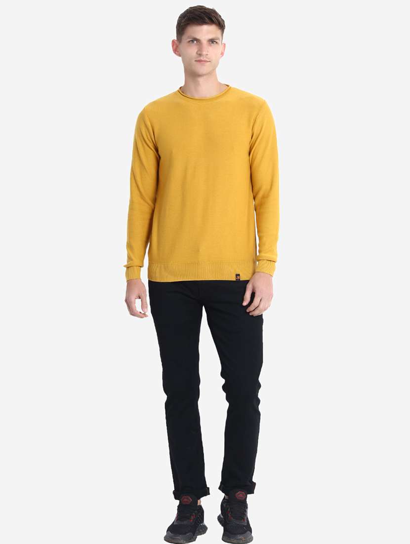 men long sleeves solid pullover - 21669649 -  Standard Image - 4