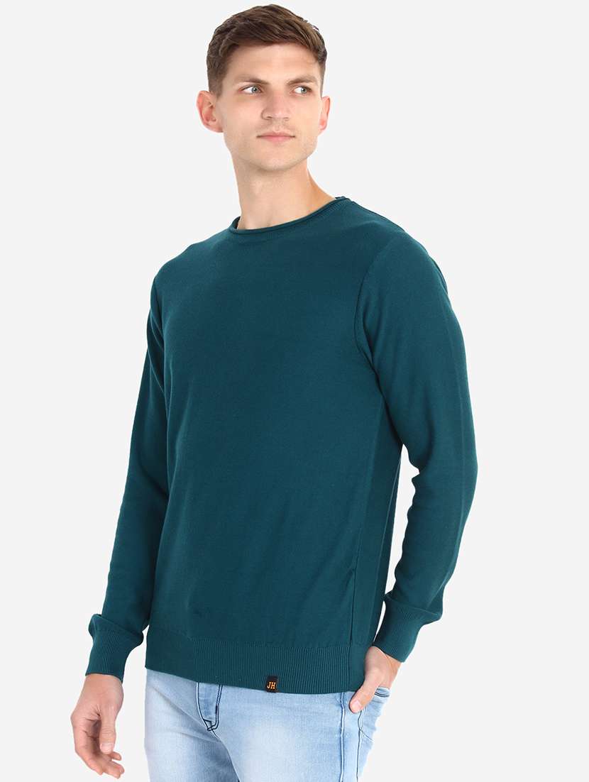 men long sleeves solid pullover - 21669651 -  Standard Image - 1