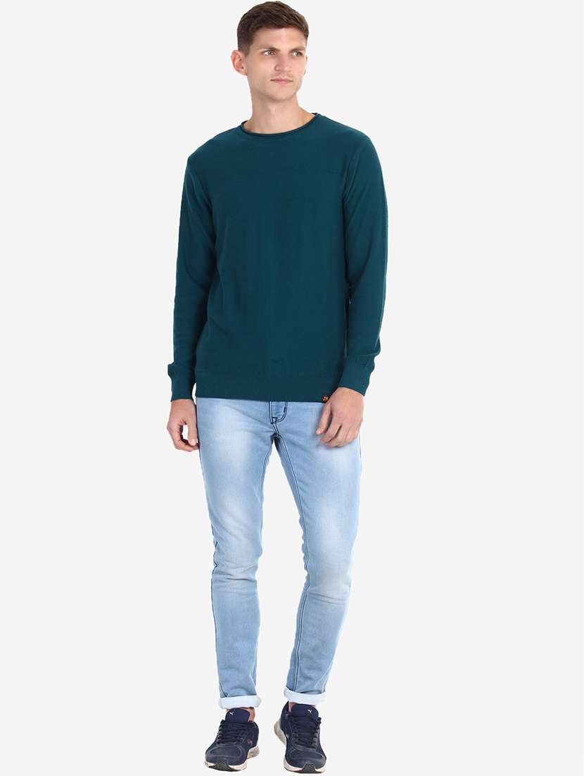 men long sleeves solid pullover - 21669651 -  Standard Image - 4