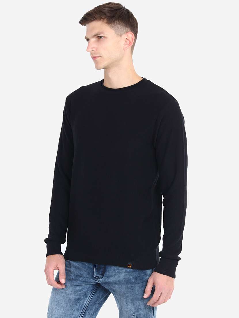 men long sleeves solid pullover - 21669652 -  Standard Image - 1