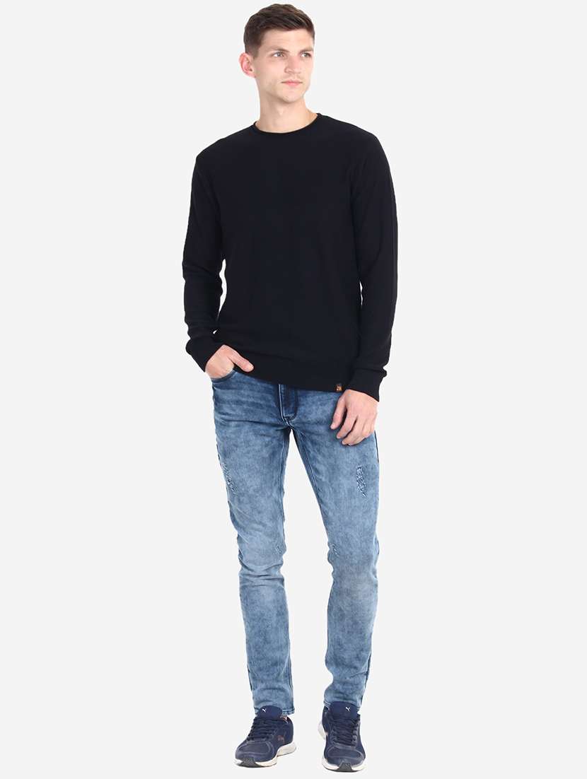 men long sleeves solid pullover - 21669652 -  Standard Image - 4