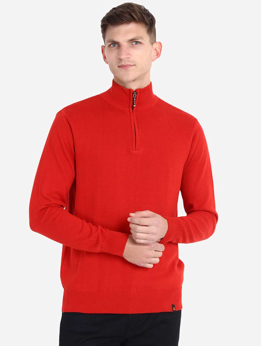men long sleeves solid pullover
