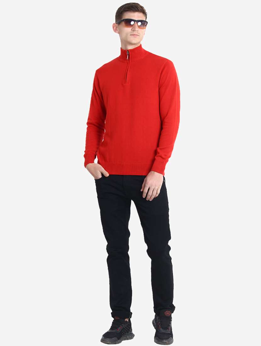men long sleeves solid pullover - 21669657 -  Standard Image - 4