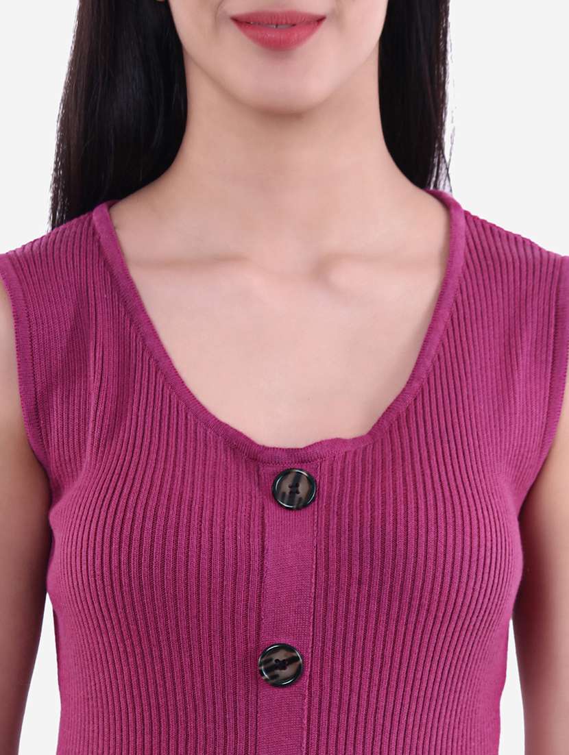 women sleeveless acrylic dress - 21669668 - Standard Image - 6