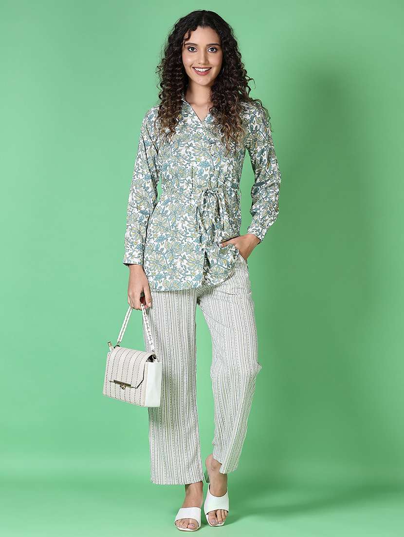 women floral print ethnic co-ord set