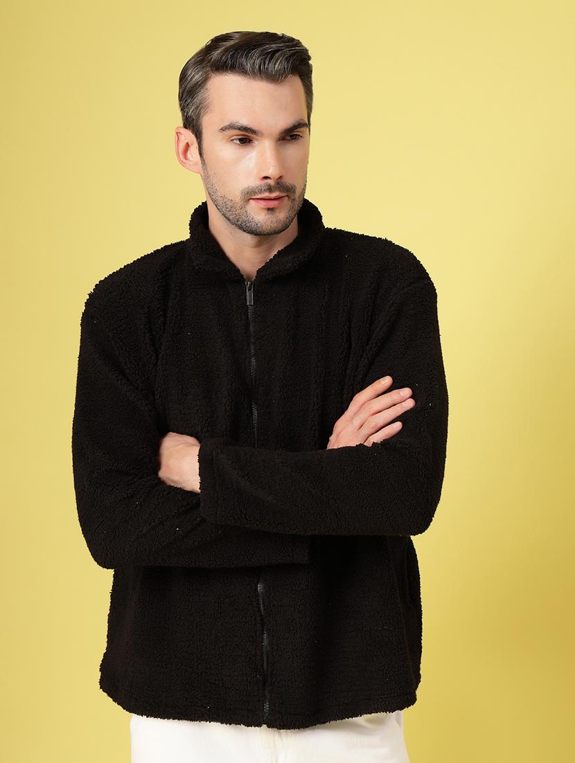 men long sleeve solid casual jacket - 21670163 -  Zoom Image - 0