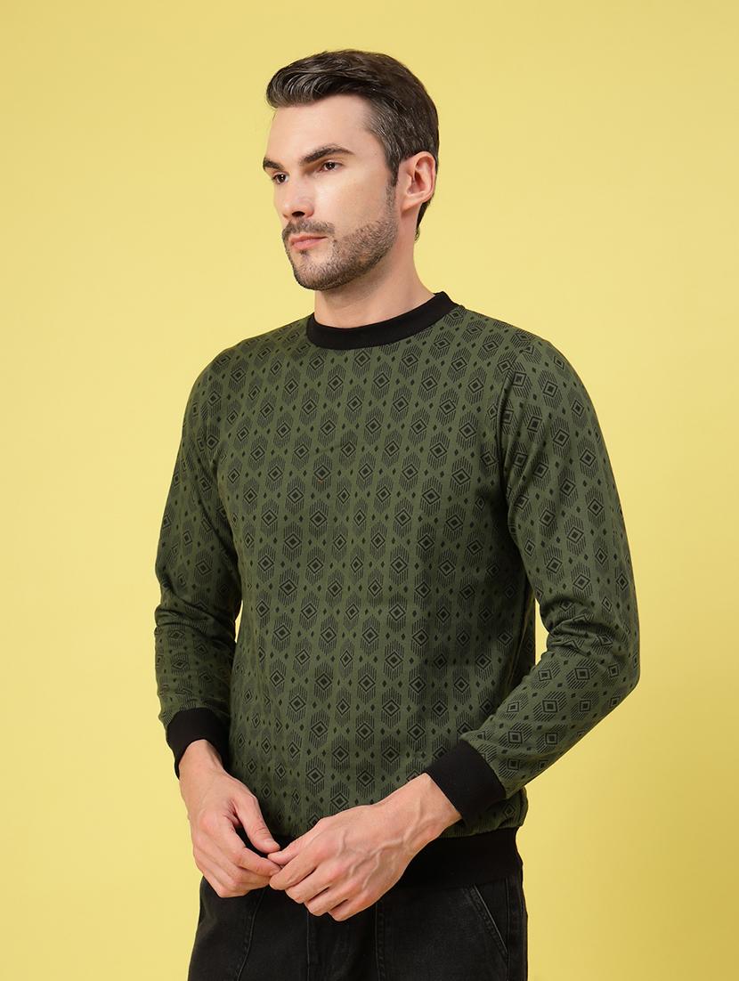 men long sleeve printed sweatshirt - 21670180 - Standard Image - 1