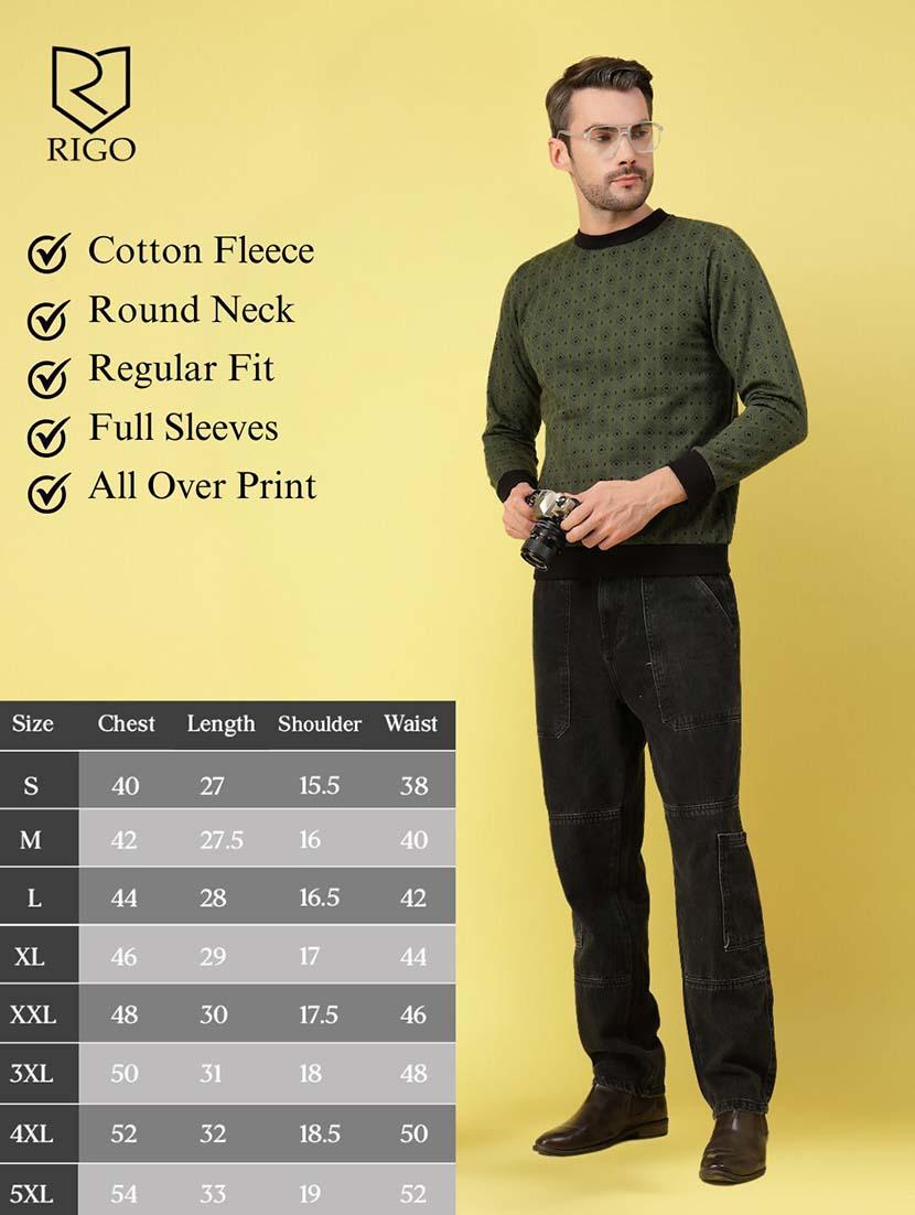 men long sleeve printed sweatshirt - 21670180 - Standard Image - 4
