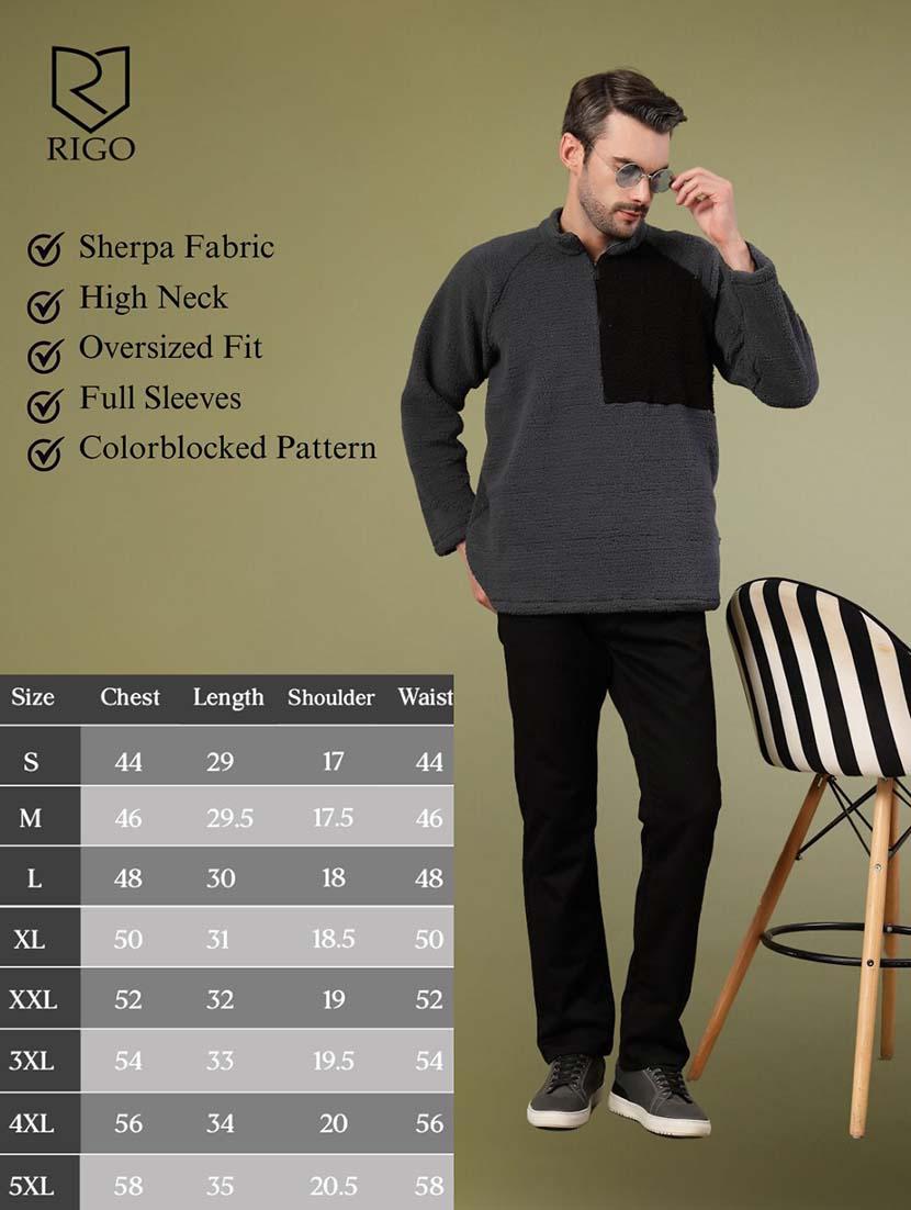 men long sleeve color block sweatshirt - 21670184 - Standard Image - 4