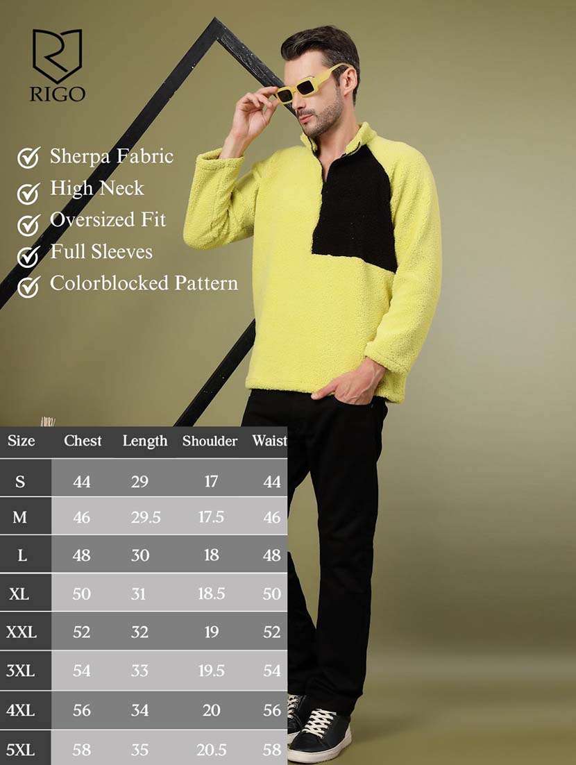 men long sleeve color block sweatshirt - 21670185 -  Standard Image - 4