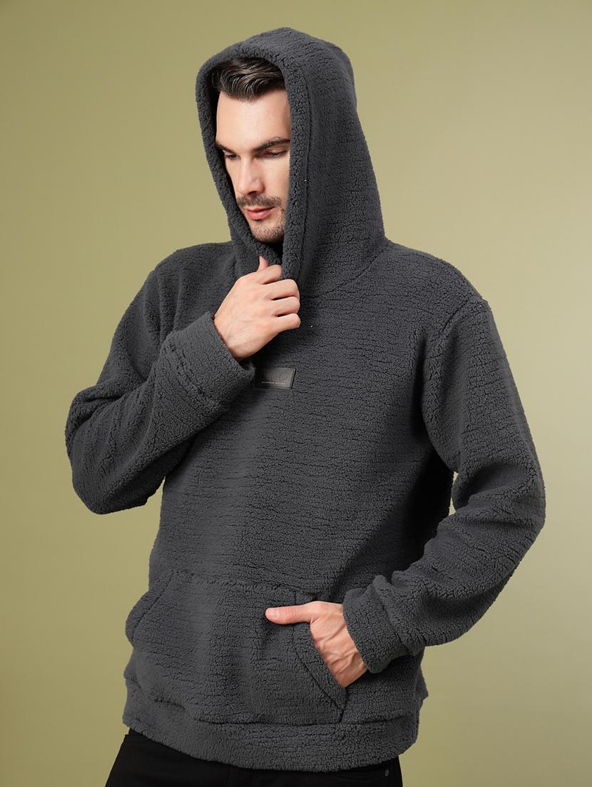 men long sleeve plain sweatshirt - 21670186 -  Standard Image - 1