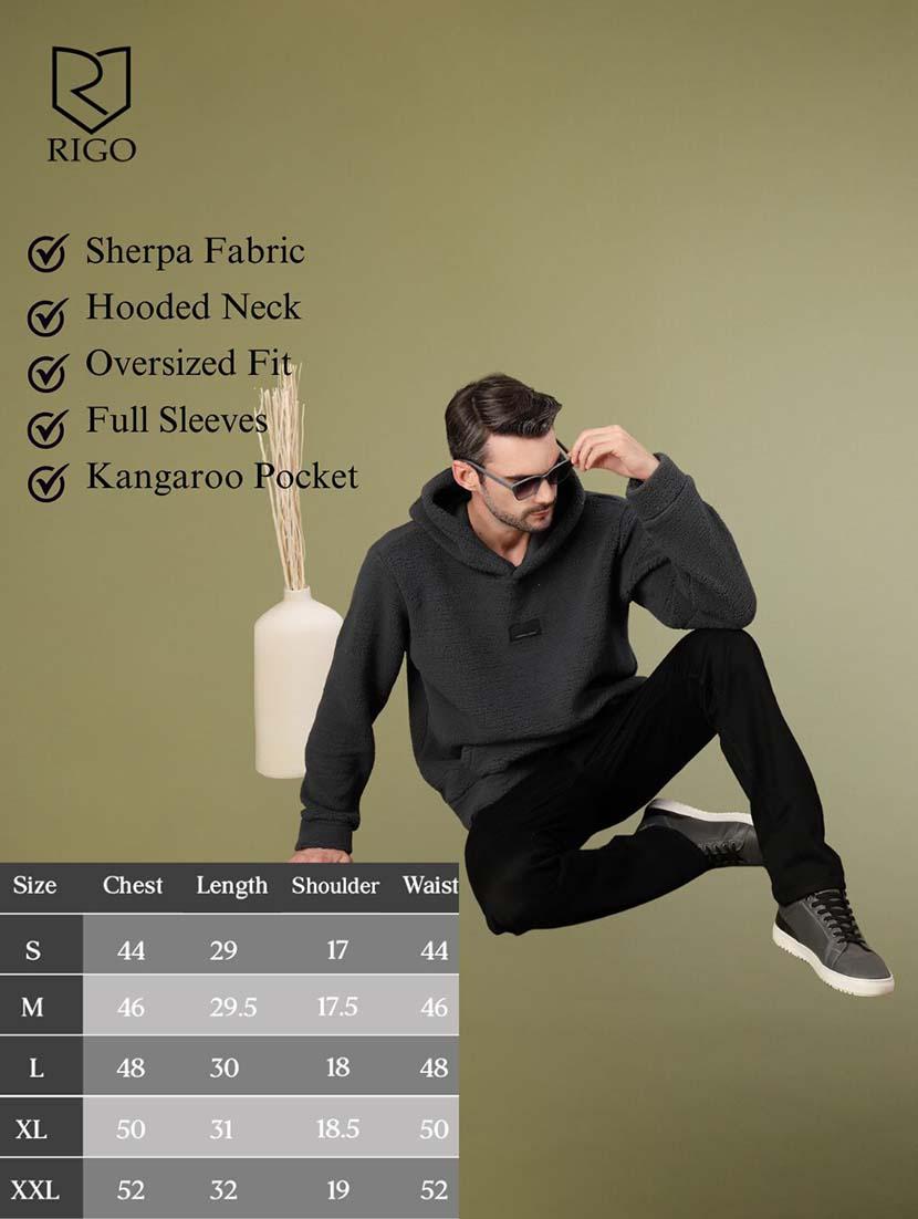 men long sleeve plain sweatshirt - 21670186 - Standard Image - 4