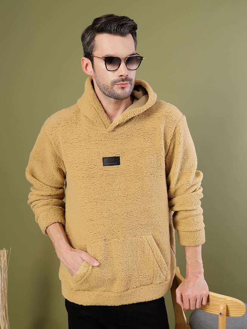men long sleeve plain sweatshirt - 21670189 -  Standard Image - 1