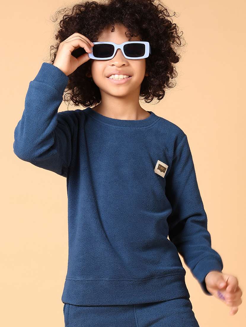 boys solid long sleeve full length set - 21670309 -  Standard Image - 1