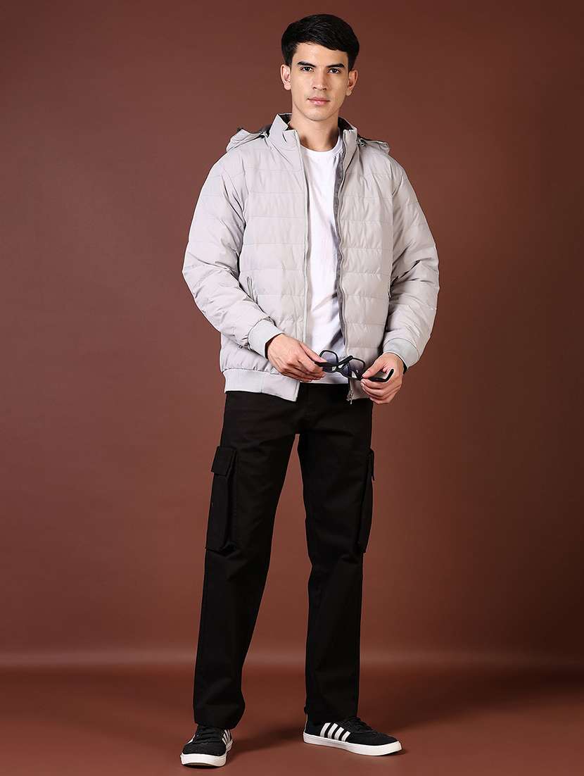 men's casual hooded reversible jacket  - 21670740 -  Standard Image - 4