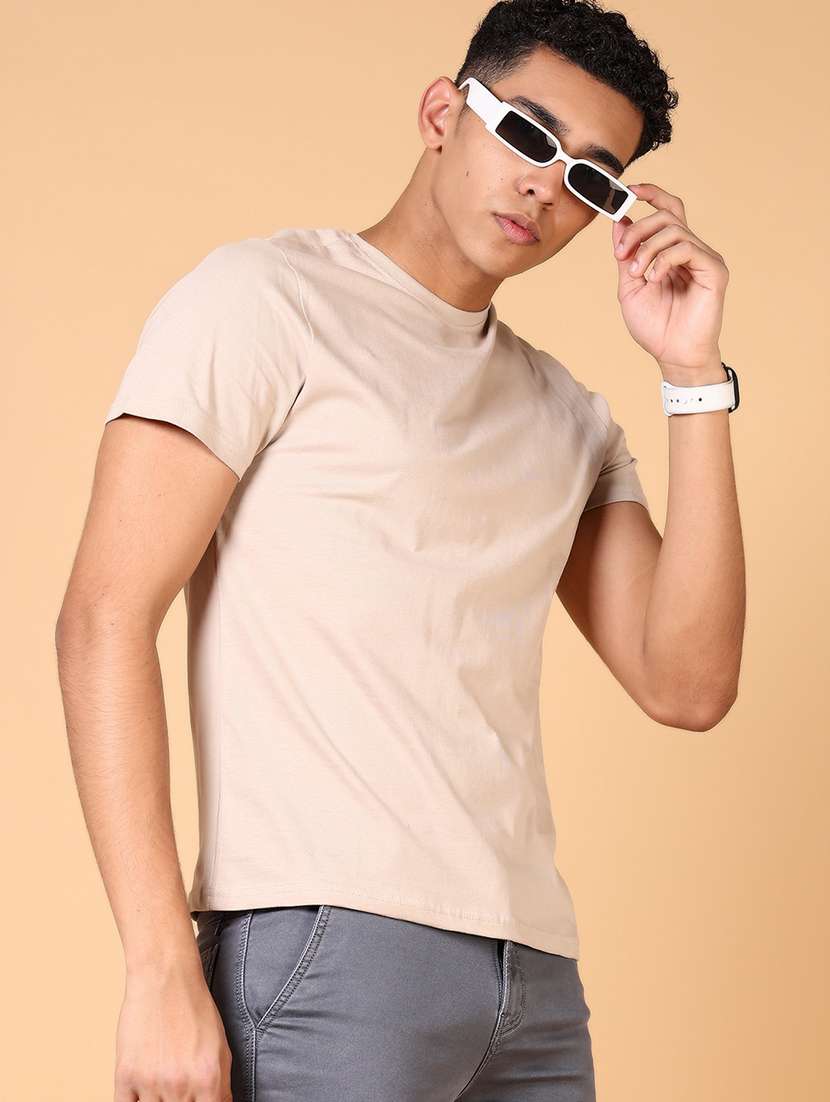 men solid short sleeve t-shirt - 21670766 -  Standard Image - 1