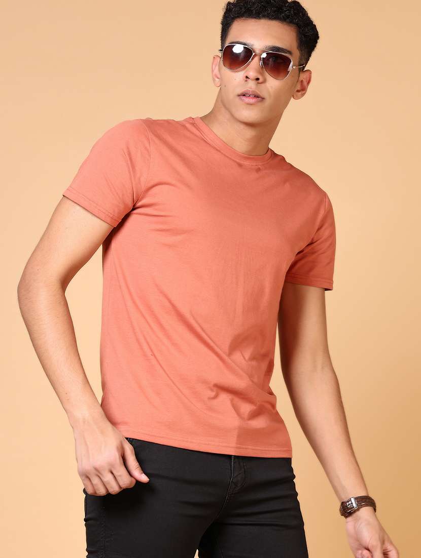 men solid short sleeve t-shirt - 21670769 -  Standard Image - 1