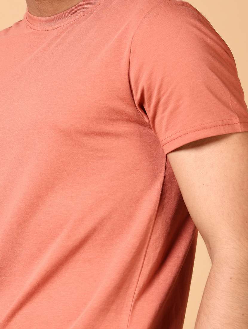 men solid short sleeve t-shirt - 21670769 -  Standard Image - 4