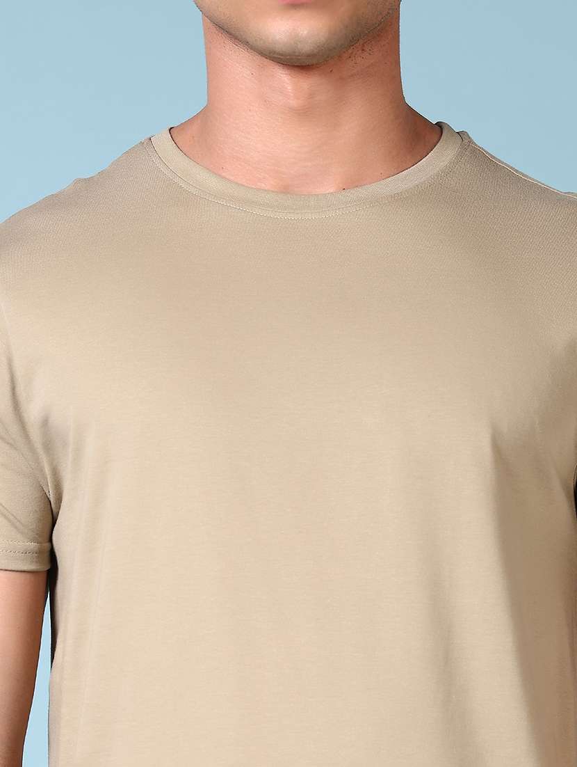men solid short sleeve t-shirt - 21670770 -  Standard Image - 4