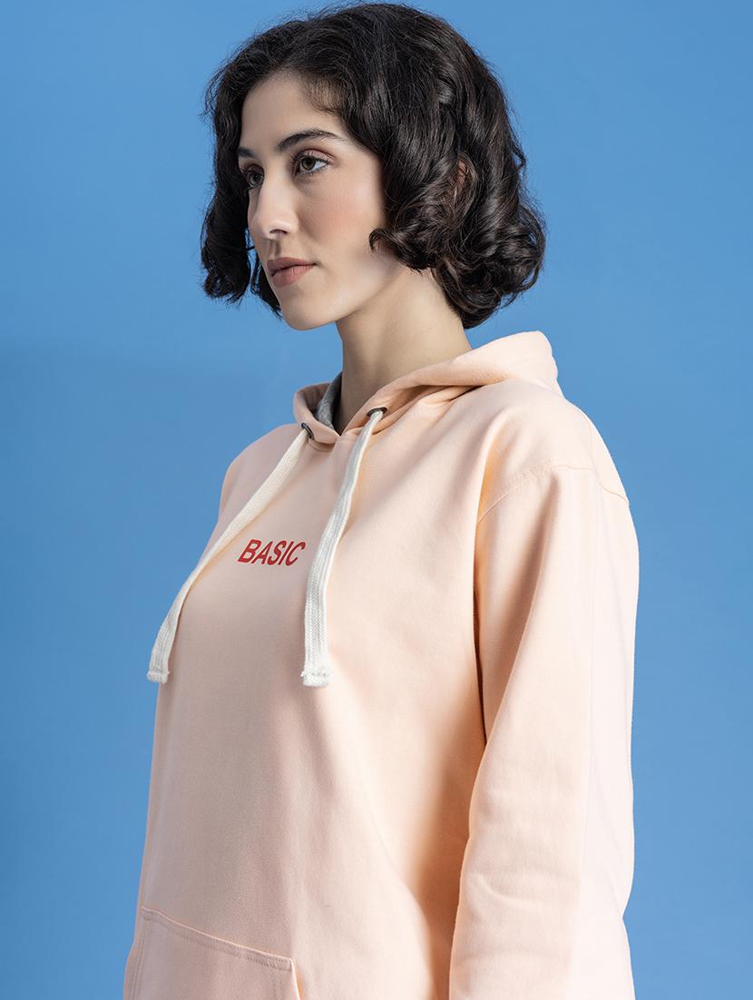 women chest print long sleeves sweatshirt - 21670914 - Standard Image - 4