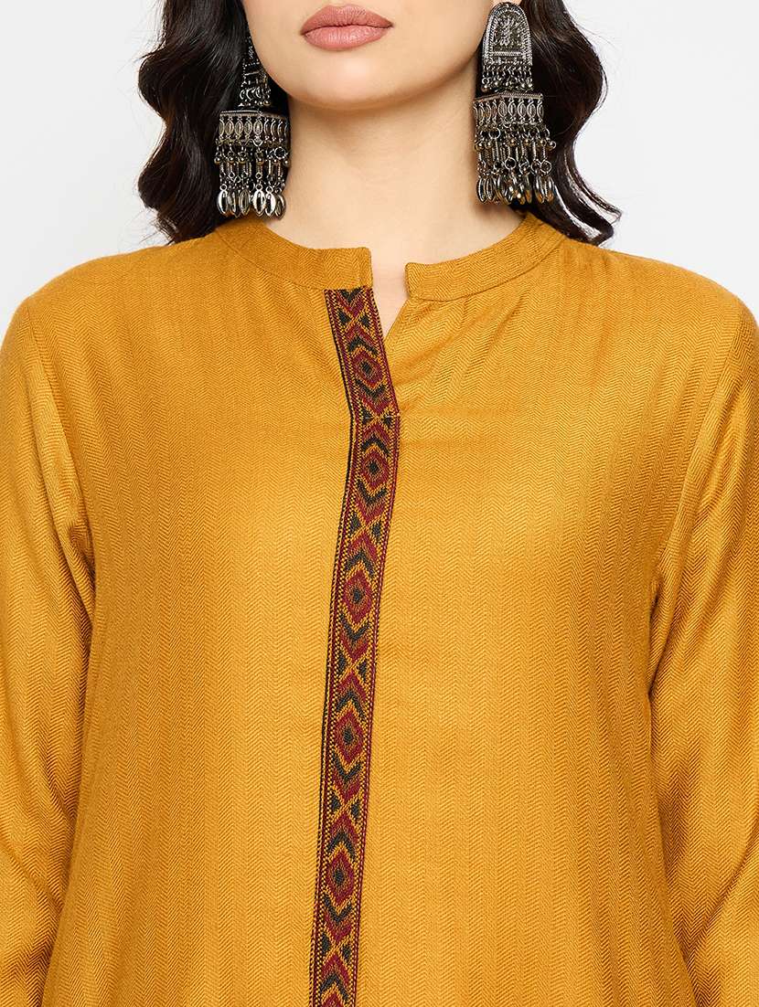 women lace detailed kurta pant set - 21670923 -  Standard Image - 4