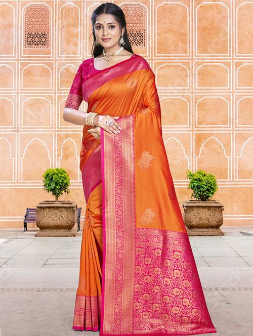 women self design bordered saree with blouse - 21671115 -  Standard Image - 0