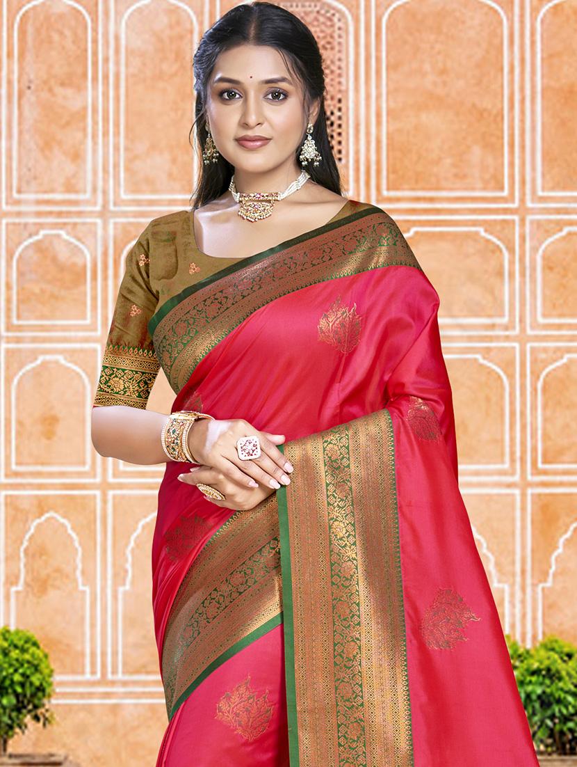 women self design bordered saree with blouse - 21671117 - Standard Image - 1