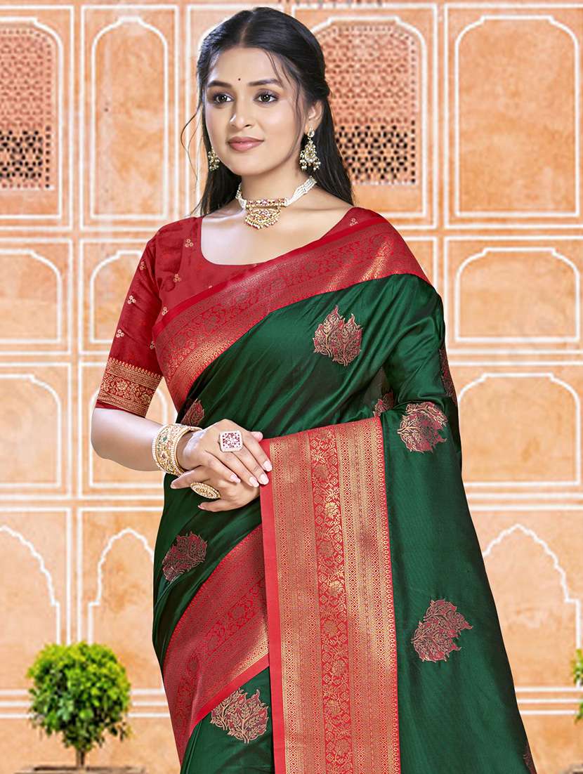women self design bordered saree with blouse - 21671119 - Standard Image - 1