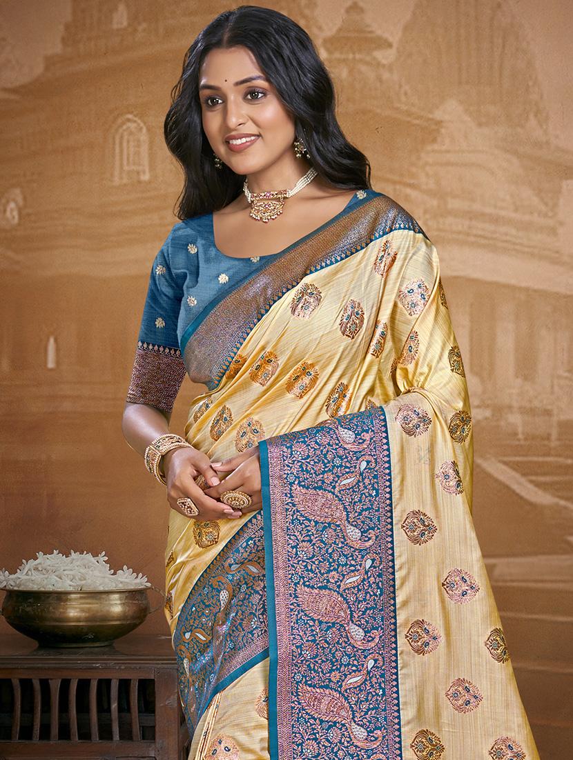 women self design bordered saree with blouse - 21671122 - Standard Image - 1
