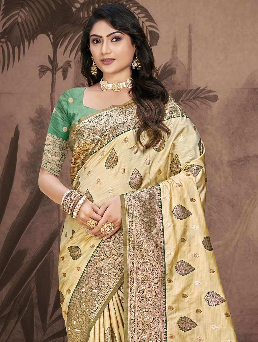 women self design bordered saree with blouse - 21671127 -  Standard Image - 1